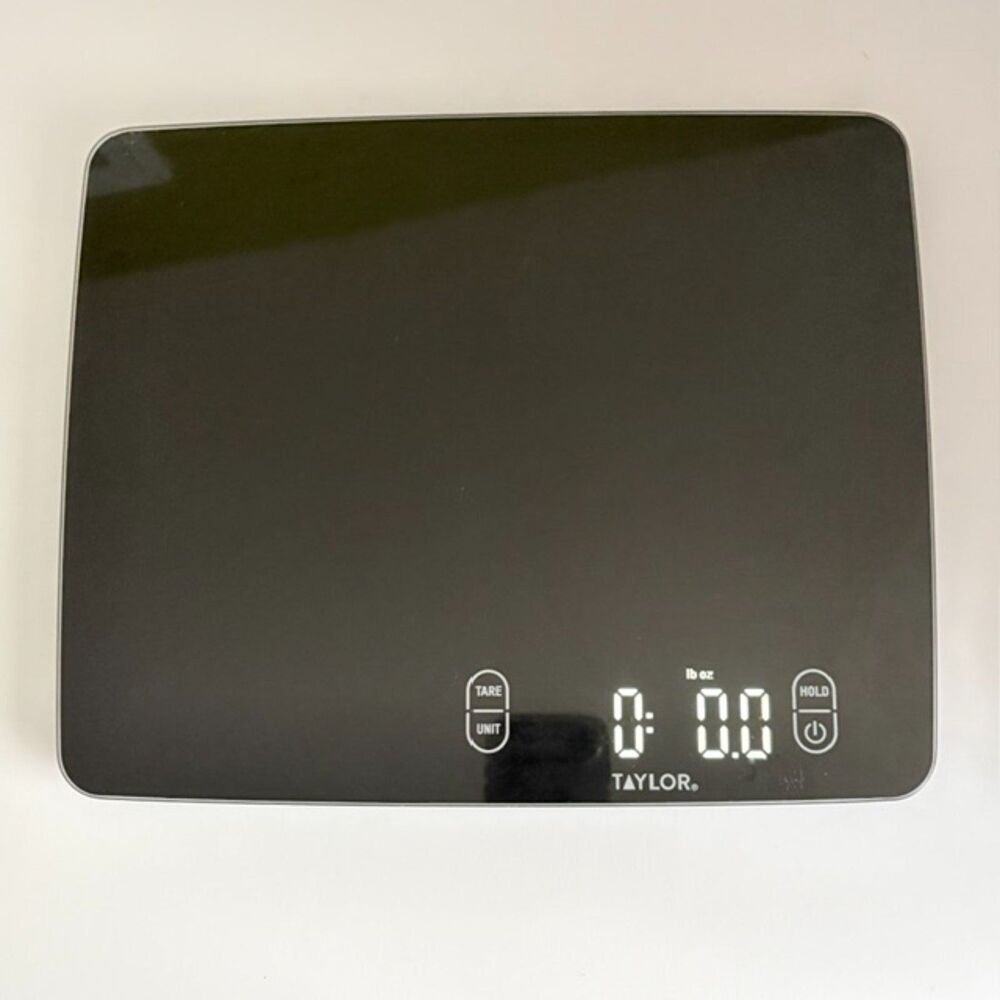 Taylor 5331398 Expanded Platform Digital Kitchen Scale 30 lb Waterproof